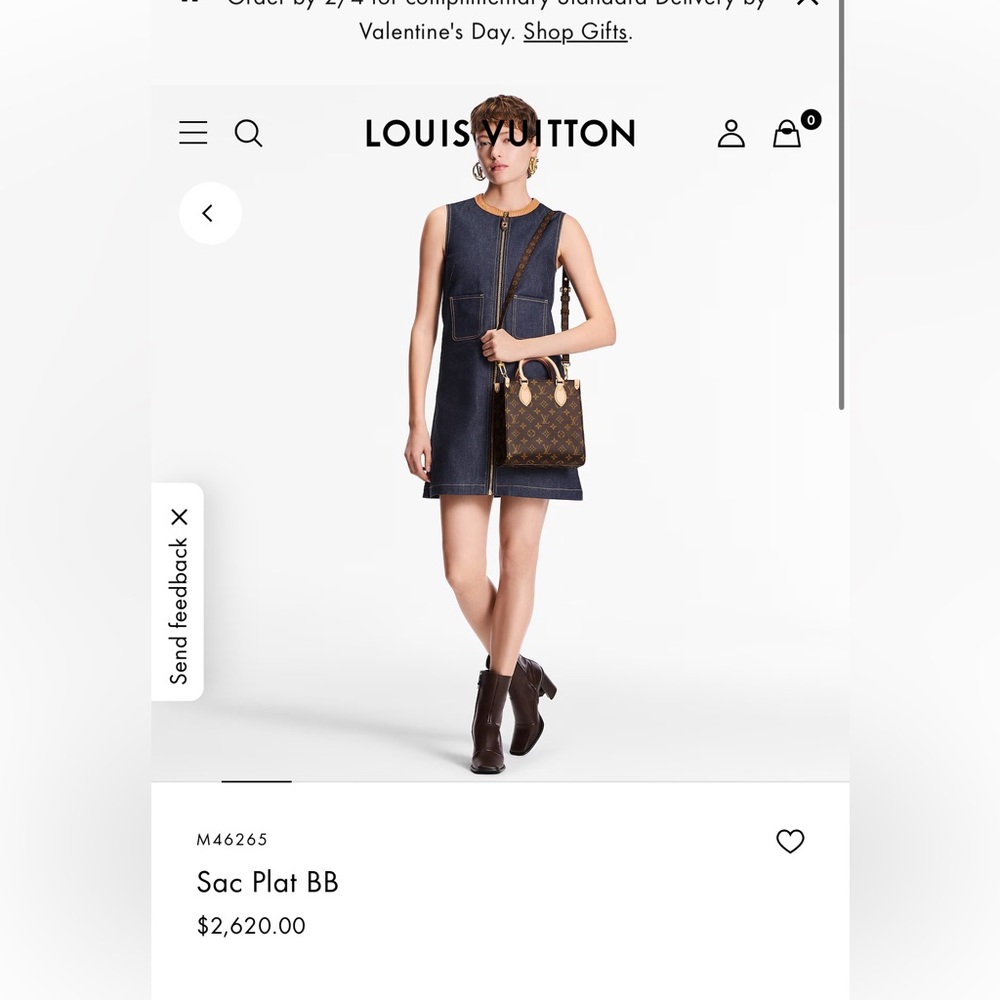 Louis Vuitton Hand Bag with cross body - dust bag, box and receipt available.